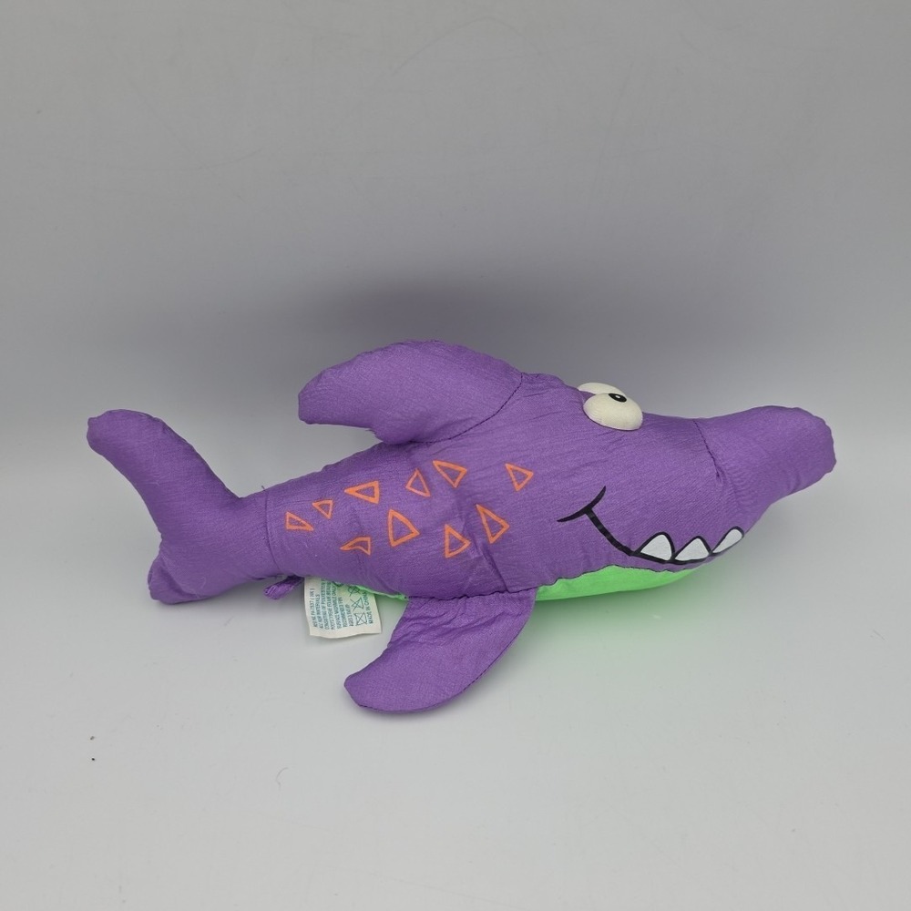 Aqua Leisure Vintage Pool Critters Toy - Shark- Stuffed Plush - 10"